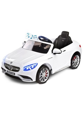 Elektrický detský automobil Toyz Mercedes-Benz S63 AMG-2 motory white 